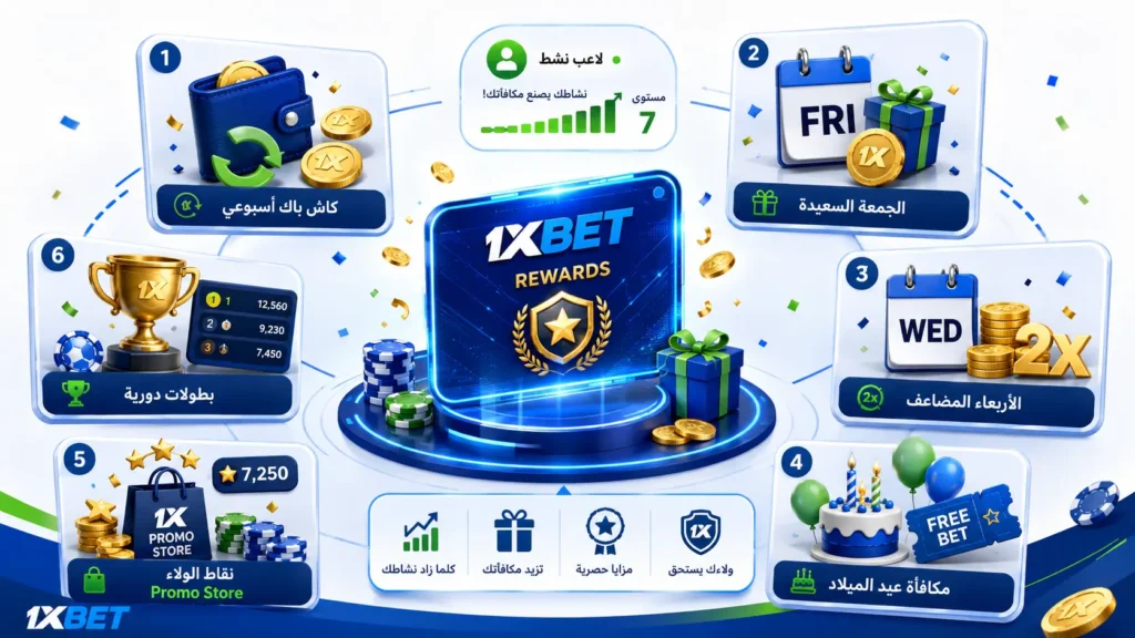 1xbet مكافآت للاعبين الحاليين